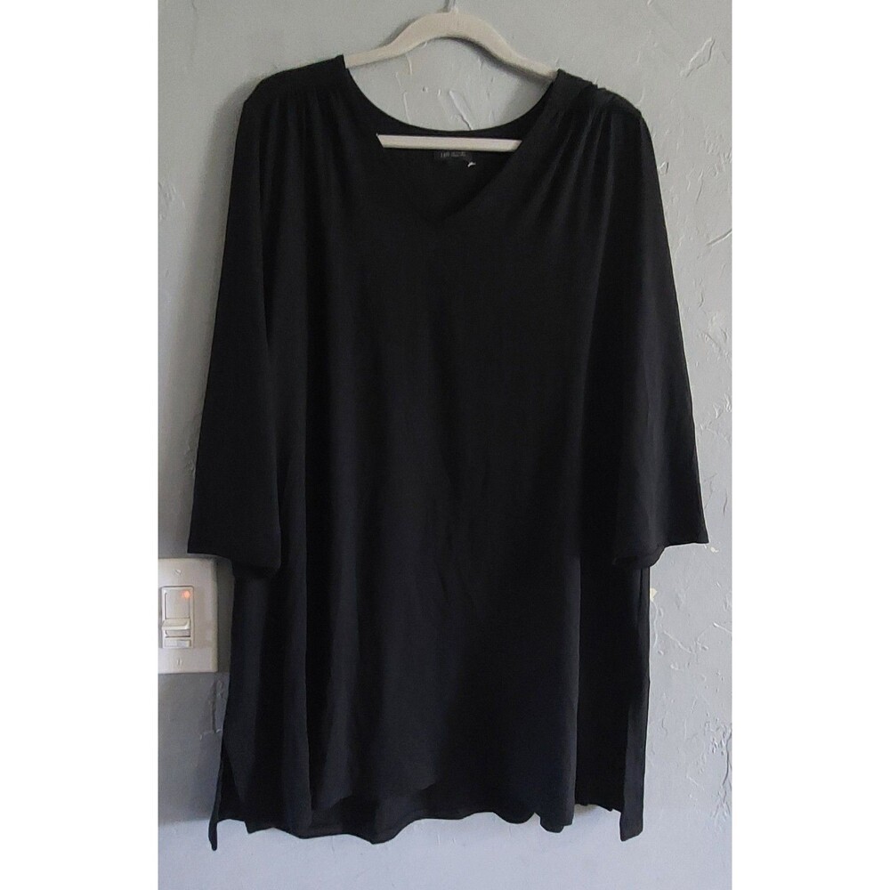 J.Jill Wearever Collection  Tops Tunic Womens 1X Plus, Rayón, Licra Spandex 21.5